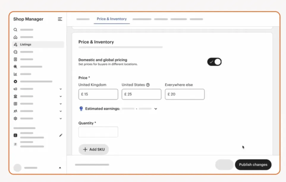 Etsy推出专属定价功能，非美国卖家可为美国买家设定独立价格